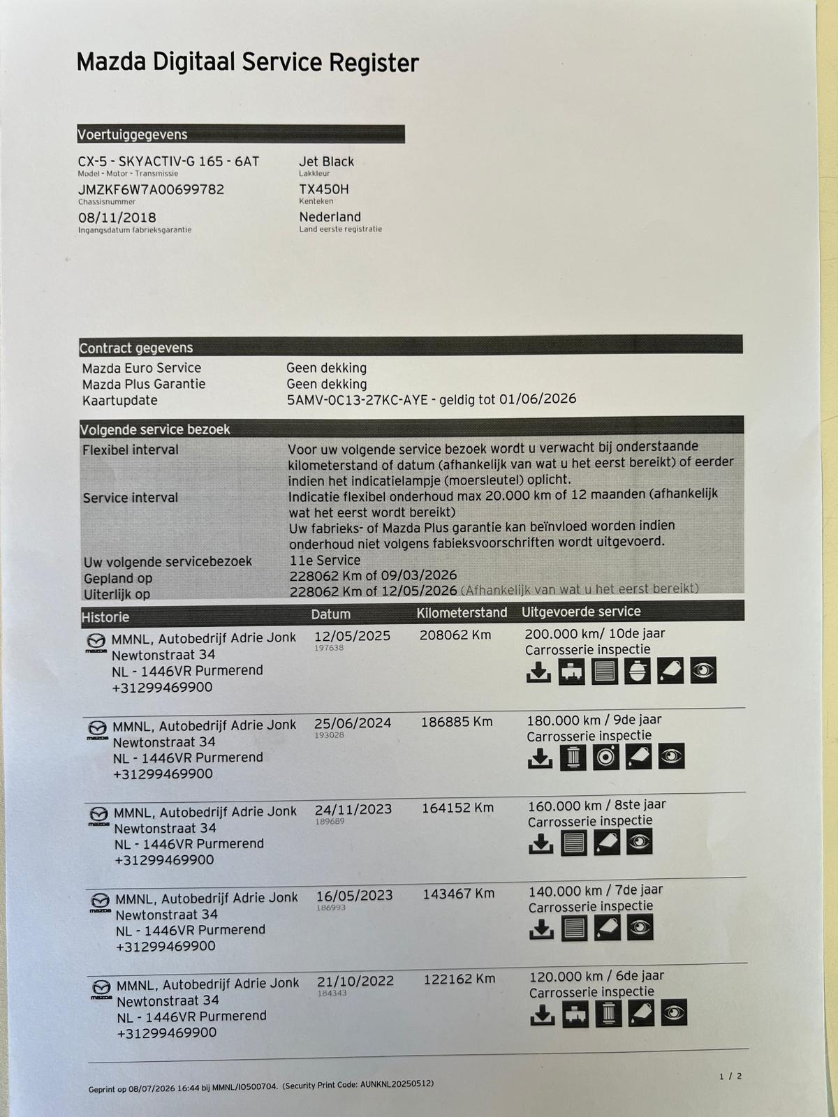 Mazda CX-5 2.0 SkyActiv-G 165 Skylease GT — foto 36