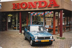 De oorsprong van het Honda dealerschap bij Autobedrijf Adrie Jonk - Nostalgische showroom